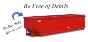 be free of debris dumpster